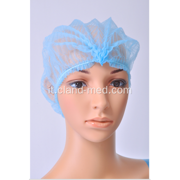 Cappellino chirurgico per berretto a rete con clip Mob non tessuto